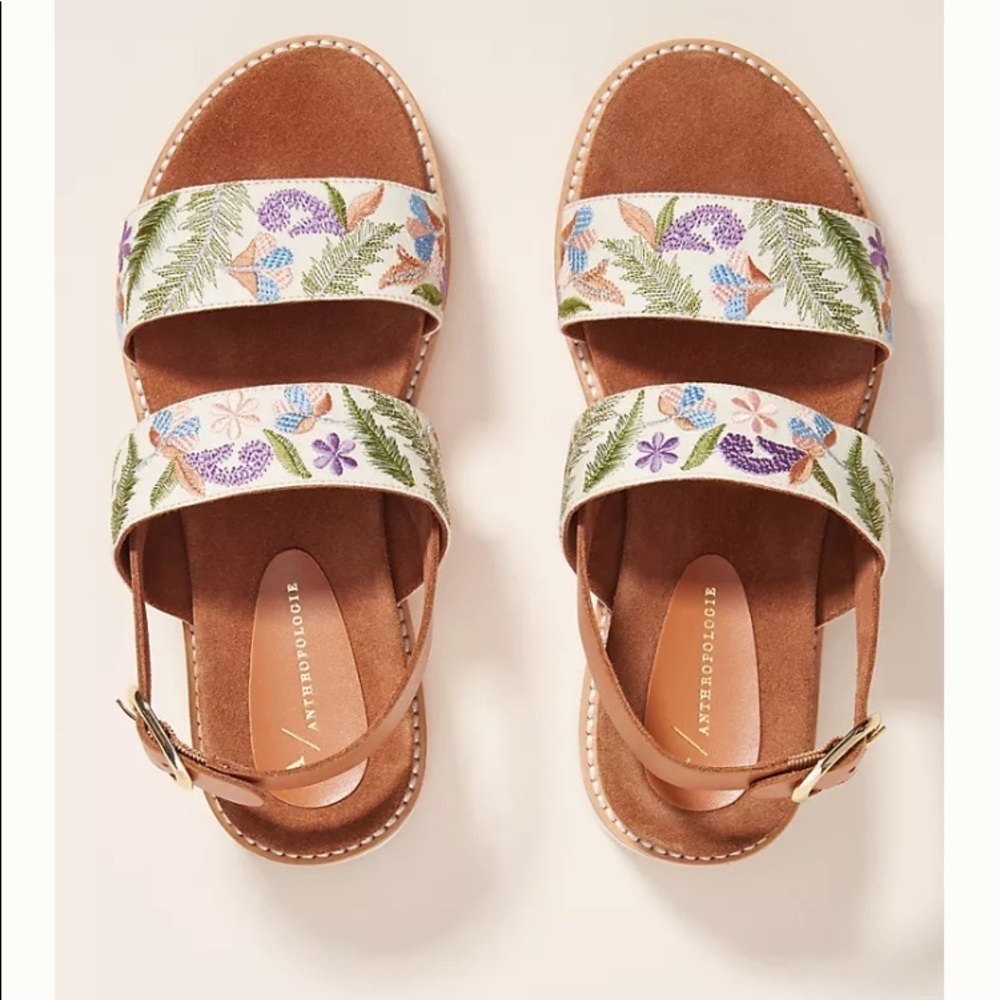 New Anthropologie Emily Slingback Sandals Size 7 or 10